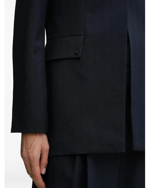 Stine Goya Blue Studded-Pocket Blazer