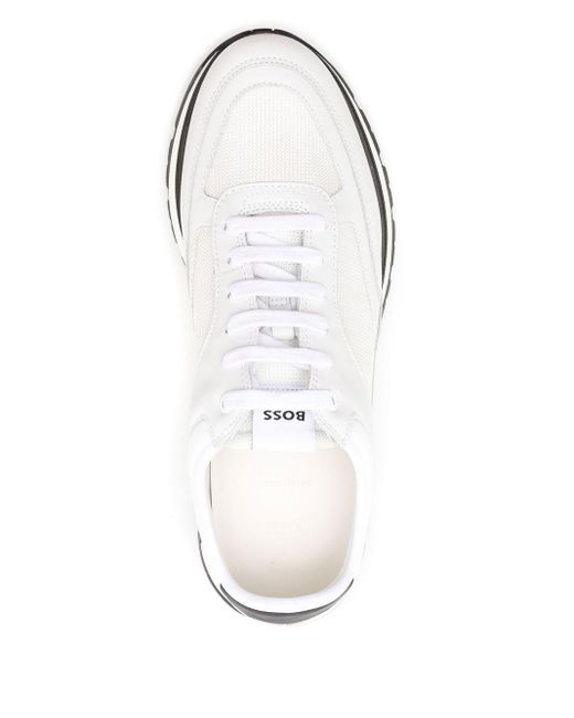 Zapatillas bajas Arigon BOSS by HUGO BOSS de Tejido sintético de color  Blanco para hombre | Lyst