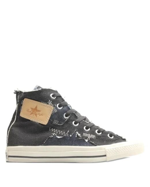 Converse Brown Chuck Taylor All Star Denim Stitch Sneakers