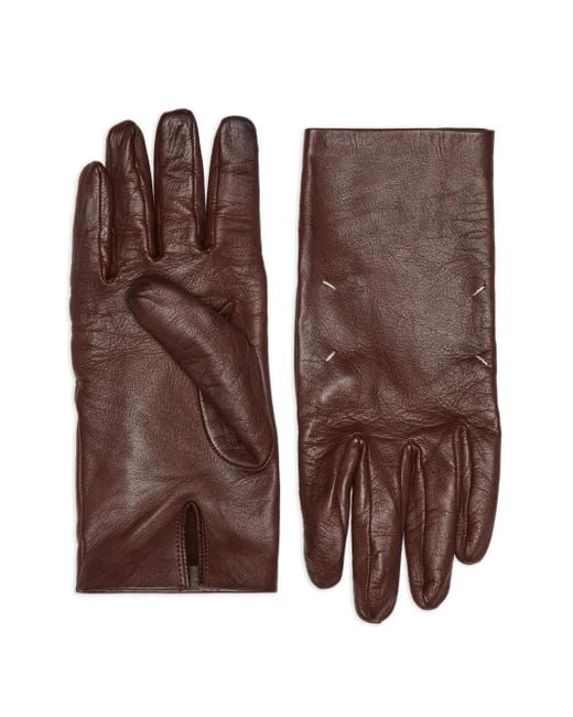 Guanti di Maison Margiela in Brown da Uomo