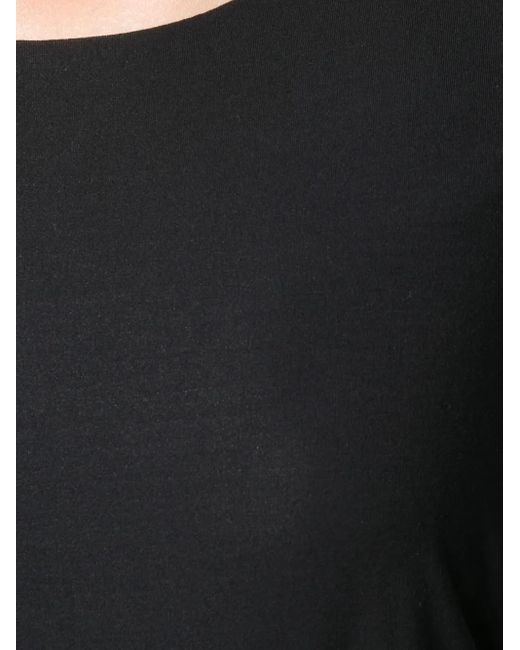 Wolford Black Round-Neck T-Shirt