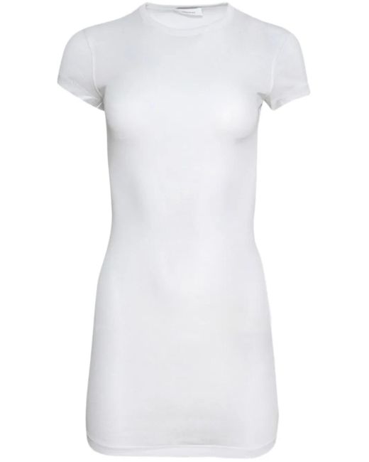 Wardrobe NYC White Jersey-Minikleid