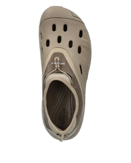 CROCSTM Brown X Satisfy Quick Trail Slip-Ons for men