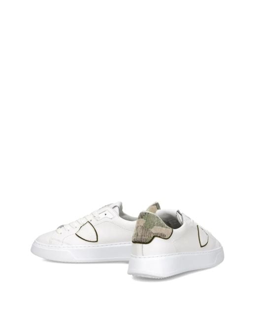 Philippe Model White Temple Low Sneakers
