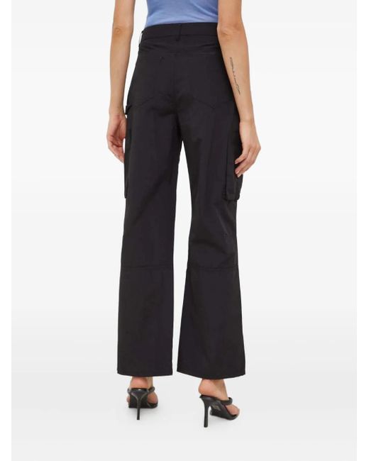 Herskind Black Zip-Pocket Trousers