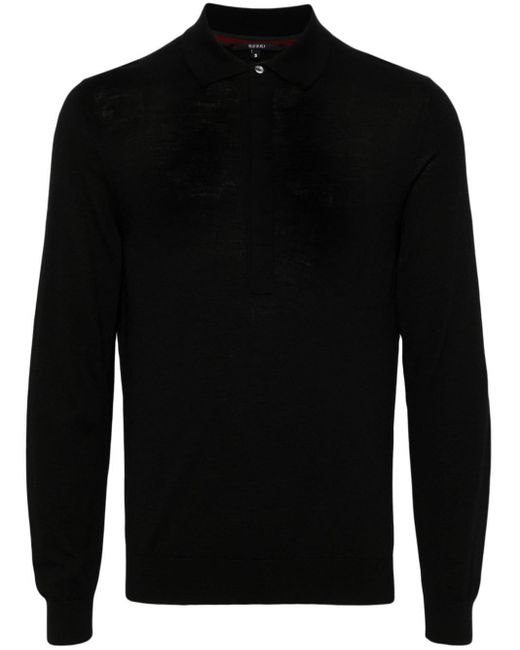 Gucci Black Wool Polo Shirt for men