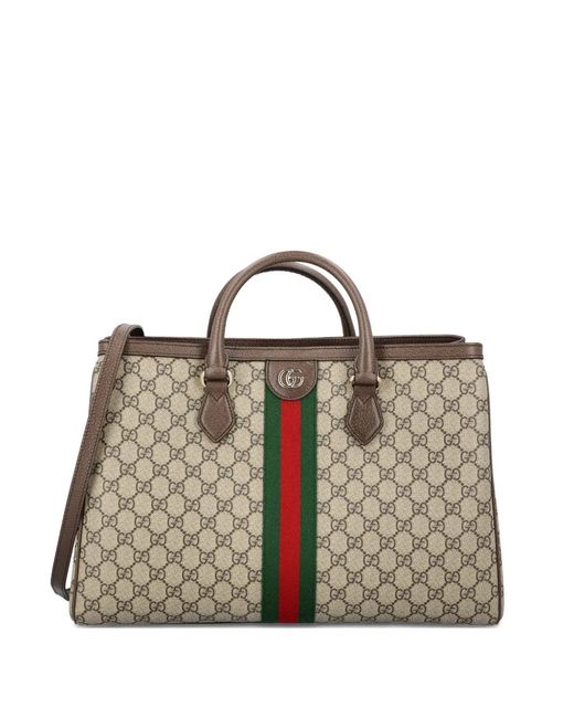 Gucci Brown Ophidia Tote Bag