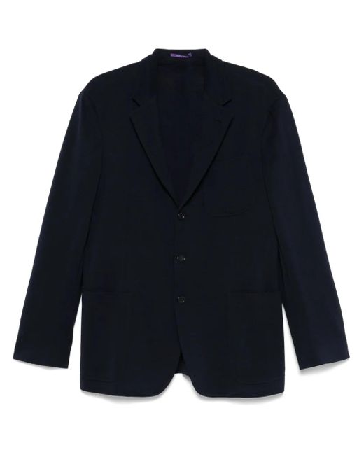 Ralph Lauren Blue Wool Blazer for men