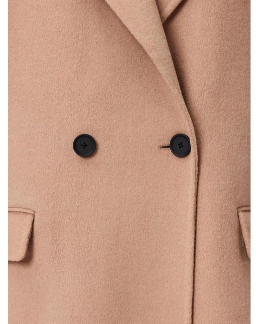 AllSaints Natural Sellma Double-Breasted Coat