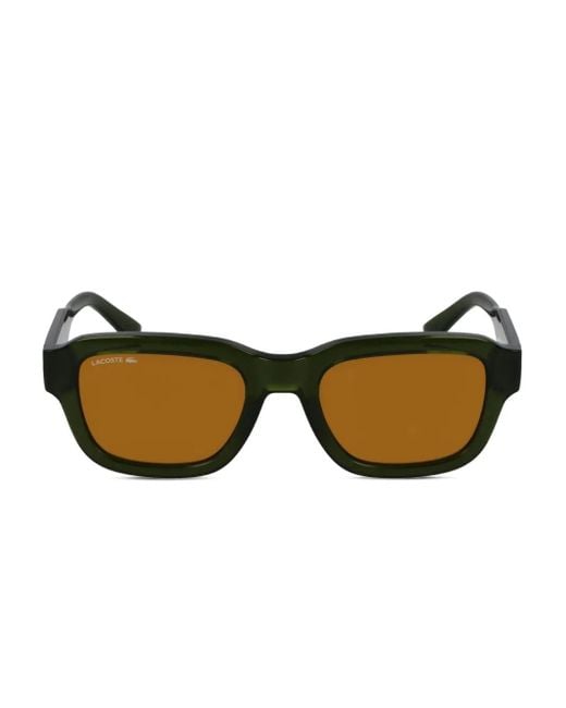 Lacoste Natural Square-Frame Sunglasses