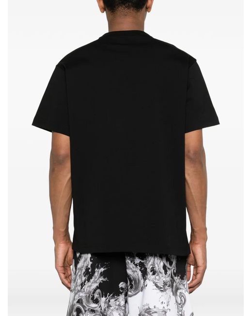 Versace Jeans Couture Black Logo Liquify T-Shirt for men