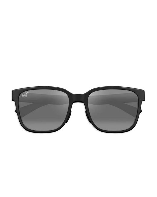 Maui Jim Gray Square-Frame Sunglasses