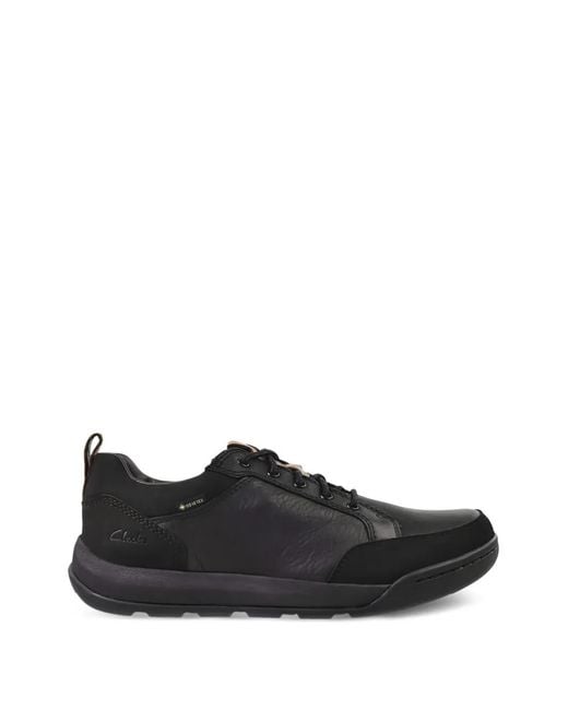 Clarks Black Ashcombe Bay Gore-Tex Sneakers for men