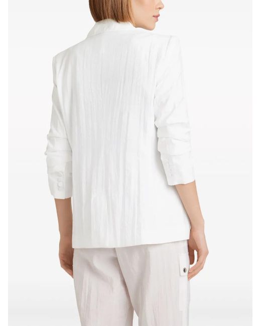 Cinq À Sept White Khloe Single-Breasted Blazer