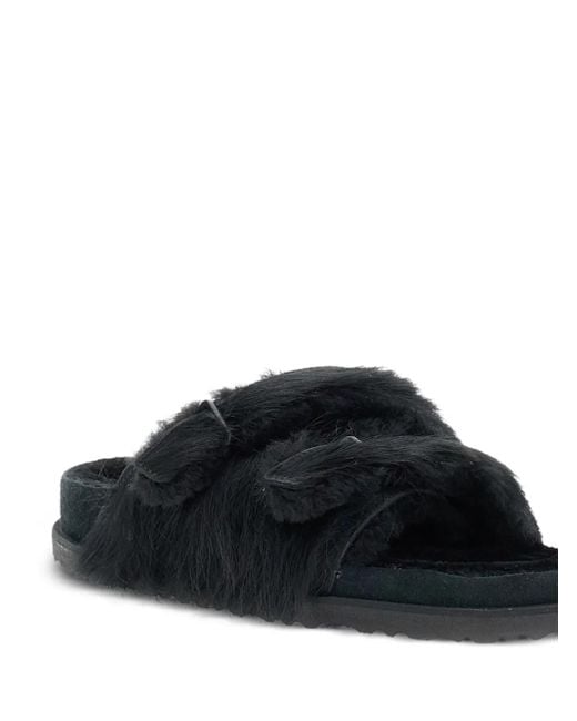 Birkenstock Black Zürich Buckled Sandals