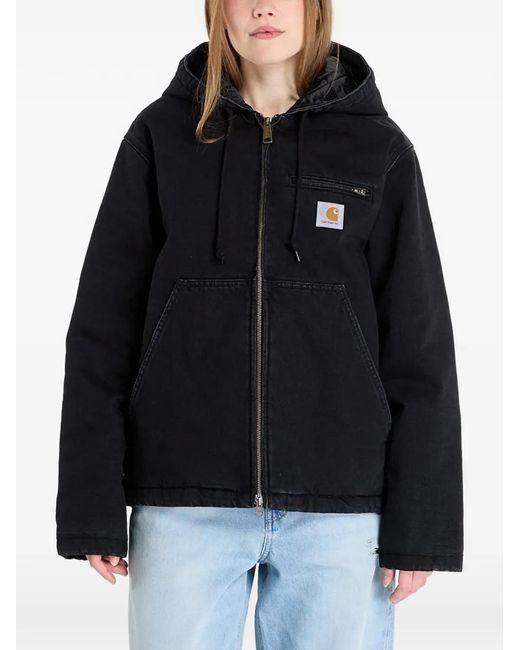 Carhartt Black Cleveland Zip-Up Hooded Jacket