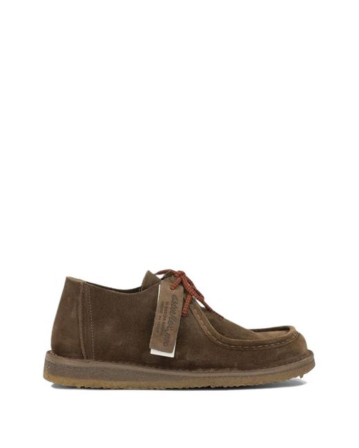 Astorflex Brown Beenflex Suede Lace-Up Boots for men