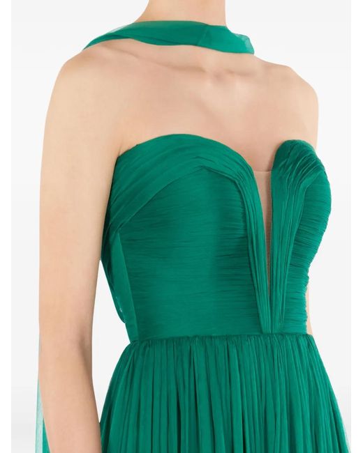Vestido Largo Iris Pin IMROSKA de color Green