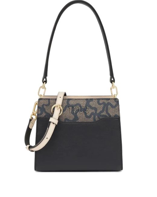 Borsa A Tracolla Con Stampa di Tous in Black
