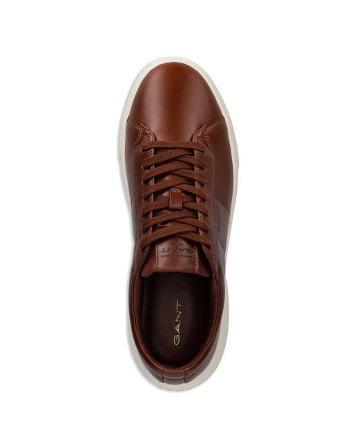 Gant Brown Baskets À Lacets for men