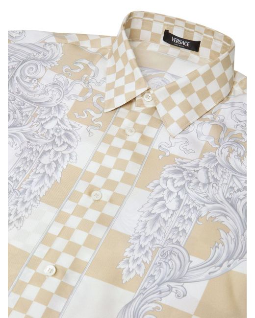 Versace T-shirt Met Medusa-print in het White voor heren