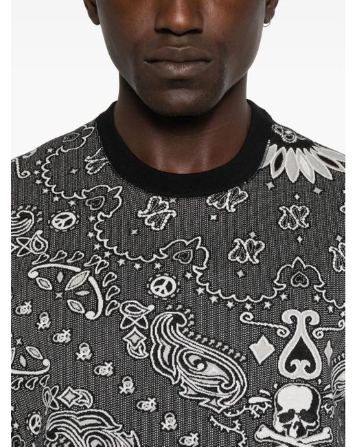 Mastermind Japan Gray World Reversible T-Shirt for men