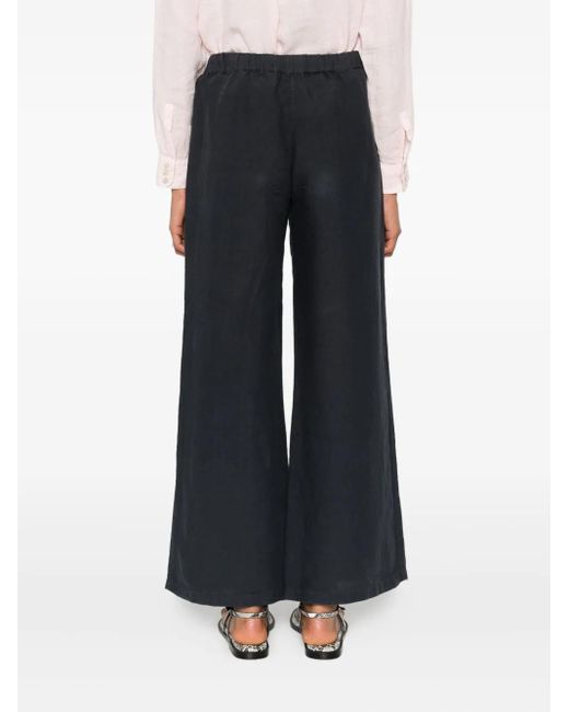 120% Lino Blue Linen Trousers