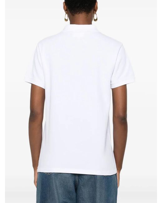Maison Kitsuné White Baby Fox Regular Polo