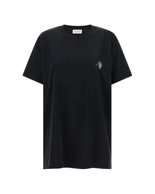 The Attico Black Il Primo Bagno Cotton T-Shirt