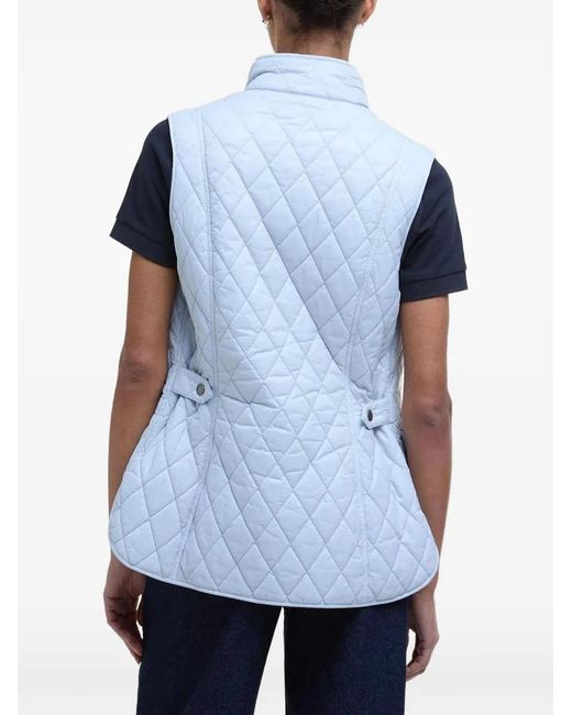 Barbour Blue Quilted Gilet