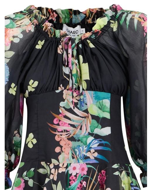 Charo Ruiz Women's Black Nai Ruffled Floral-Print Mini Dress - www.rajagirimanappuram.com Charo Ruiz Women's Black Nai Ruffled Floral-Print Mini Dress - www.rajagirimanappuram.com