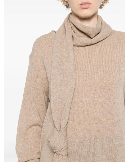 Stella McCartney Natural Cashmere Scarf Jumper