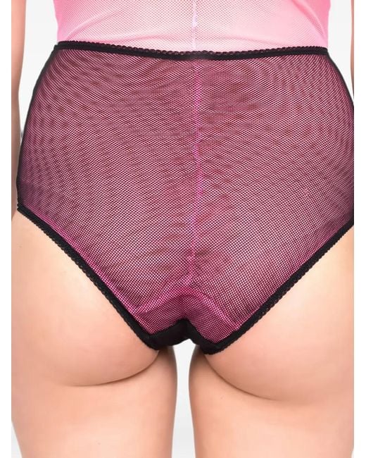 Laura Urbinati Black Bow-Detail Briefs
