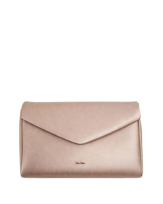 Max Mara Pink Mxanewenvelope Clutch Bag