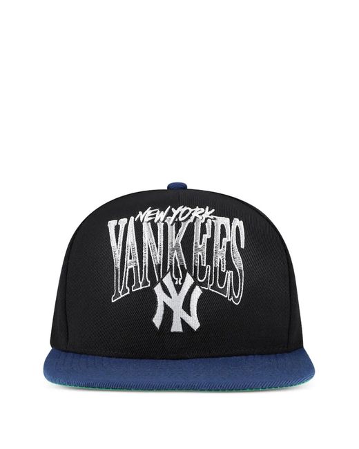 Mitchell & Ness Black X New York Yankees Mlb Snapback Cap for men
