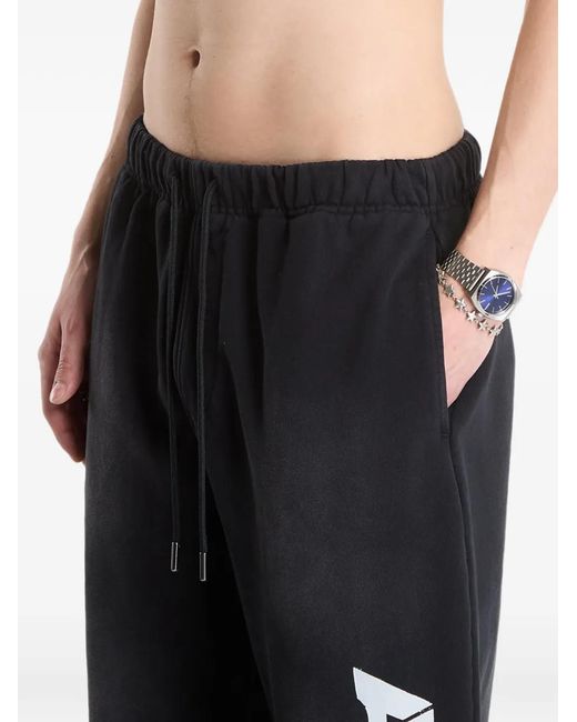 Avirex Blue Logo-Print Track Pants for men