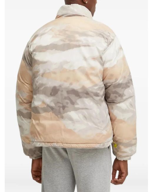 Columbia White Quilted Reversible Padded Jacket