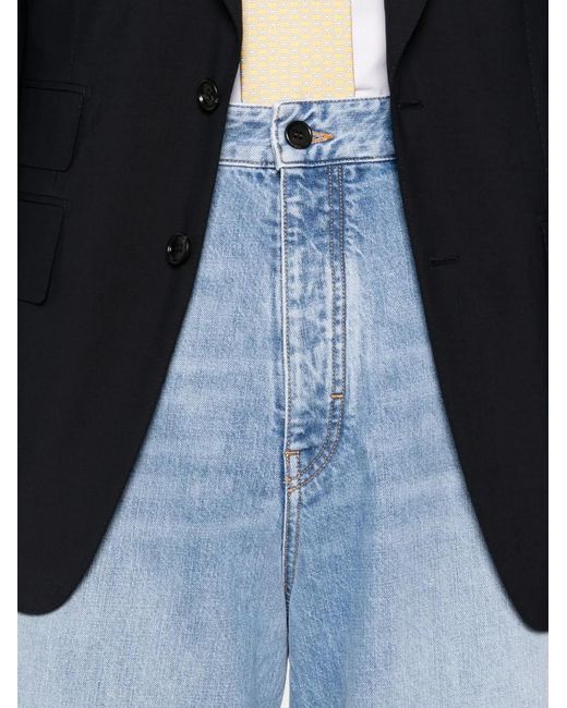 Jean avec coutures Givenchy pour homme en coloris Blue