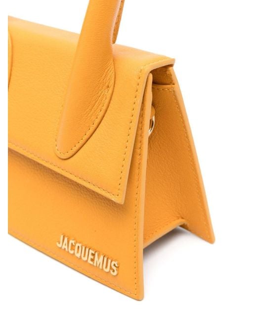 Jacquemus Orange Le Chiquito Moyen Handtasche
