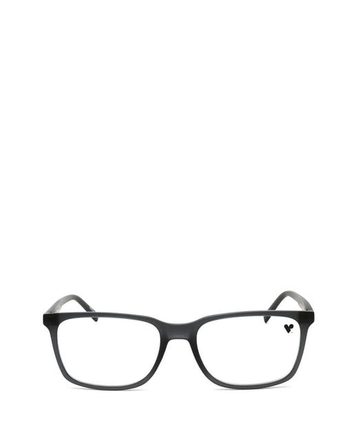 Lacoste Brille Mit Eckigem Gestell in Black für Herren