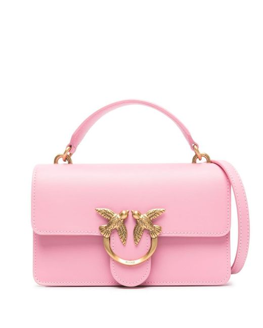 Pinko Pink Mini Love One Light Tote Bag