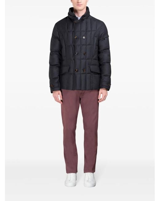 Moorer Blue Siro Jacket for men