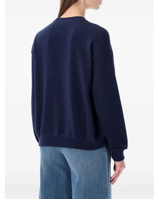 Polo Ralph Lauren Blue Cotton Fleece Crewneck Sweatshirt