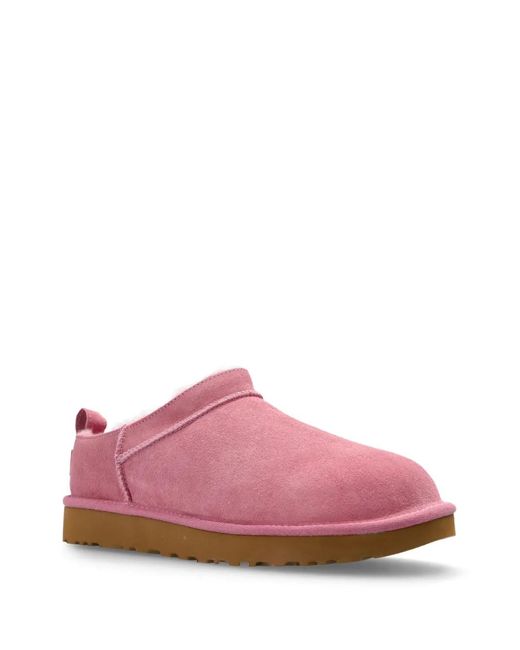 Ugg Pink Classic Micro Boots