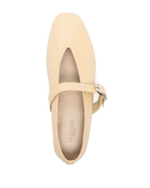 Le Monde Beryl Natural Stella Ballerina Shoes