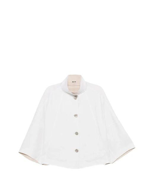 Capa Omnia-Dwb Con Botones Moorer de color White