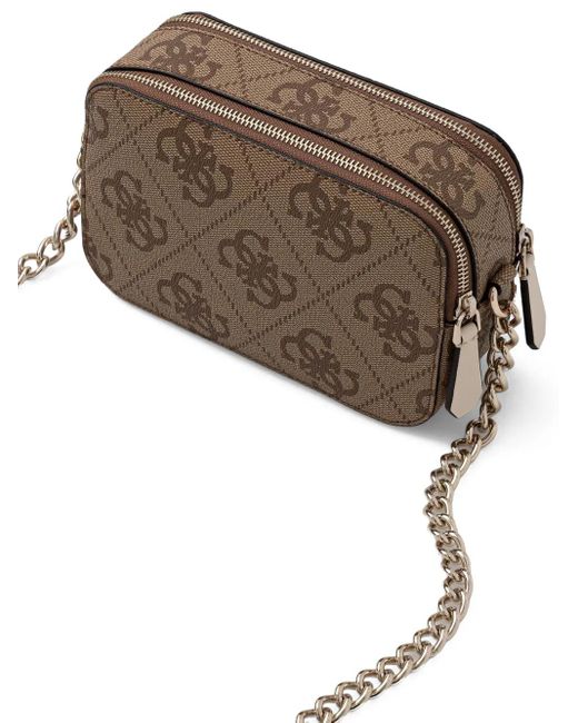 Guess Brown Noelle 4G Crossbody Bag