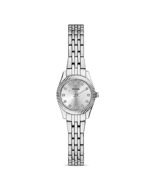 Fossil White Scarlette Mini 20Mm Watch
