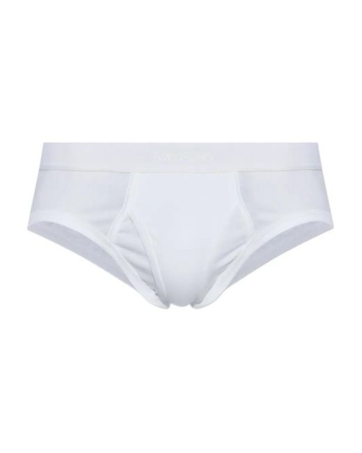 Tom Ford White Logo-Waistband Briefs for men