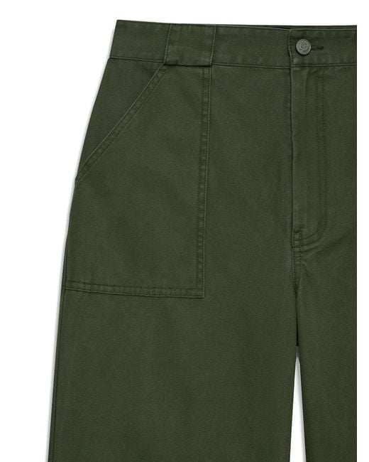 Anine Bing Green Grayson Pant